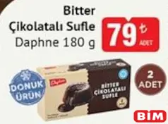 DAPHNE BİTTER ÇİKOLATALI SUFLE 180 G fiyat ve kampanya bilgisi